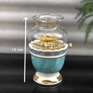 Bộ thờ cúng lư hương bát nhang bình hoa ống đựng nhang đĩa áng chung ly hũ gạo trà đèn dầu