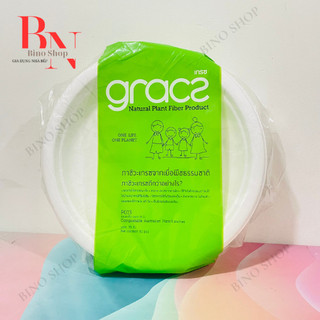 Đĩa Giấy Bả Mía 23cm- Thương Hiệu Gracz - 10 Cái