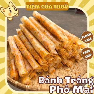 [Lẻ] Bánh Tráng Cuộn Tôm Vị Phô Mai Sữa, Bánh Tráng Trộn Tây Ninh, đồ ăn vặt