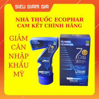 [ CHÍNH HÃNG] Viên uống giảm cân 7 Day hộp 30 viên tặng thước dây