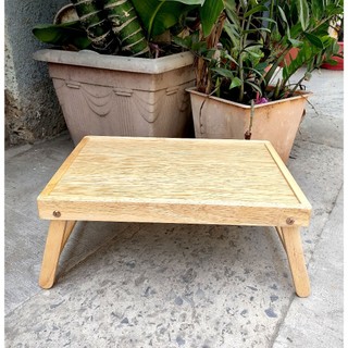 [Mã LIFEBKA5 giảm 10% tối đa 1 Triệu đơn 500k] Bàn Ăn Mini Chân Gập Đa Năng - Bàn Gỗ cao su 50x50 tự nhiên