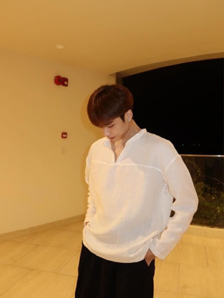 Áo sơ mi nam tay dài cổ trụ Jaate, cổ tàu chất liệu linen cao cấp, phom dáng rộng thoải mái