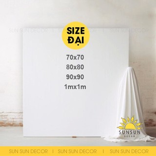 Toan vẽ vuông 70x70, 80x80, 90x90, khung canvas vẽ tranh sơn dầu, màu acrylic...