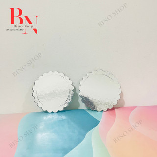 50 Đế Lót Bánh Kem Viền Hoa - 9.3cm
