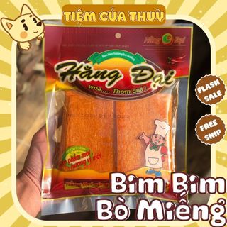 BimBim Hương Bò Miếng Snack Hằng Đại, Bò Miếng Xé Cay, Snack Cay Gói To 40-50 Miếng