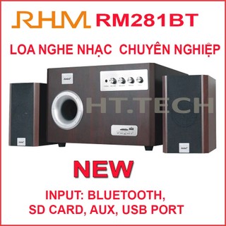 Loa RHM 281BT 2.1 RHM RM281 BT - 60W tổng, (có bluetooth) rhm 281 bt