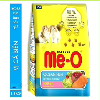Thức ăn mèo con me-o kitten hương vị Cá Biển 1.1 kg