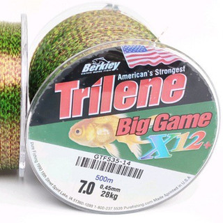 Cước câu cá cước mỹ triline 3D tàng hình 500m nano
