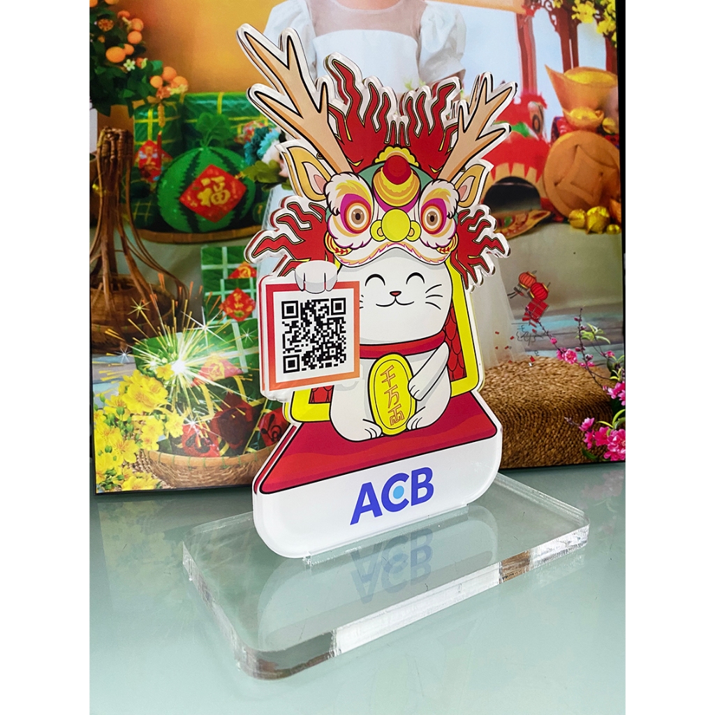 Bảng Mica QR Code, Bảng Thanh Toán QR Code, Kệ Mica Trong, In Kỹ Thuật Số UV 2 lớp