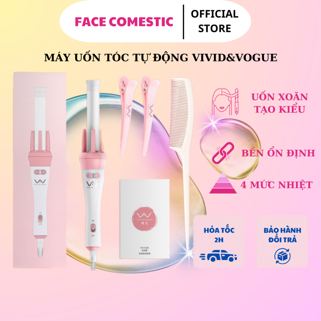 Máy Uốn Tóc Làm Xoăn Tự Động 360 Độ Size 28mm - LUXE - Máy Uốn Tóc Tự Động Xoay 360 Độ Làm Xoăn Tóc