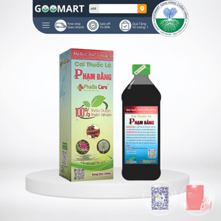  Nước Súc Miệng Cai Thuốc Lá Phạm Bằng Thảo Dược Thiên Nhiên Hộp 335ML 