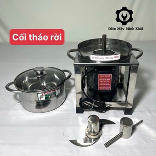 Máy xay thịt công nghiệp đa năng, làm chà bông 1100W Nồi, cối tháo rời |Máy xay pate, hành, xả, ớt