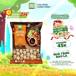 Bò viên xì tin viên nhỏ sg food 340g