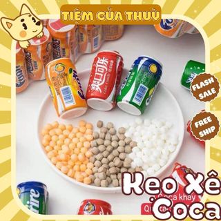 Kẹo xê coca/cam/sprite hương trái cây, kẹo c trái cây, xê cam, đồ ăn vặt