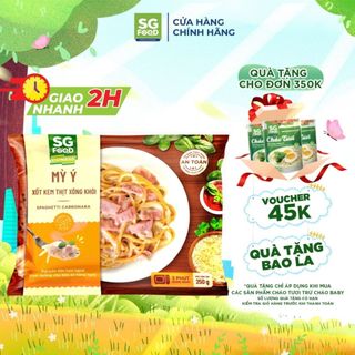 Mỳ Ý Xốt Kem Thịt Xông Khói SG Food 250g