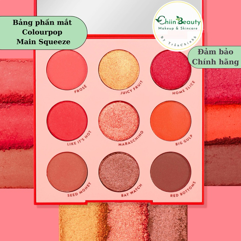Có sẵn có bill - Bảng phấn mắt Colourpop Main Squeeze