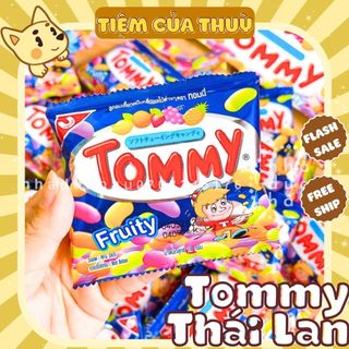 Kẹo dẻo trái cây tommy fruity jelly beans thái lan gói 18g