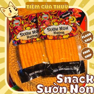 Snack Sườn Non Nướng Làm Từ Bột Mì, Que Cay Tuổi Thơ, nem nướng phên, đồ ăn vặt, Bà Tuyết Diamond