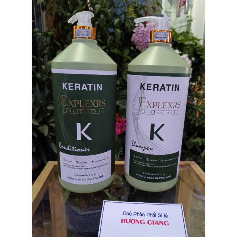 Cặp Dầu Gội Xả K Explexrs keratin 2000ml