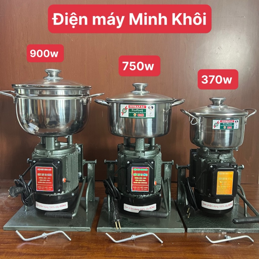 [FREESHIP] Máy xay thịt công nghiệp đa năng làm giò, chả- công suất lớn 900W, 370,750,Lõi đồng 100%