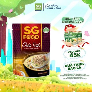 Cháo Tươi Sài Gòn Food Thịt Thăn Bằm Bí Đỏ 240g