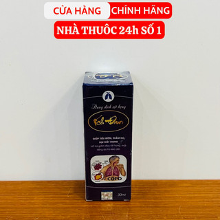 BỔ PHỔI ÍCH PHẾ ĐAN - UỐNG VÀ XỊT HỌNG
