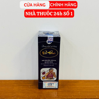 BỔ PHỔI ÍCH PHẾ ĐAN - UỐNG VÀ XỊT HỌNG