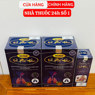 BỔ PHỔI ÍCH PHẾ ĐAN - UỐNG VÀ XỊT HỌNG