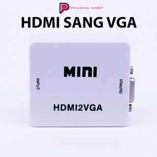 Bộ Chuyển Đổi HDMI Sang VGA - HDMI to VGA, Chip HW2019 - FullHD 1080P (B-SP000162)