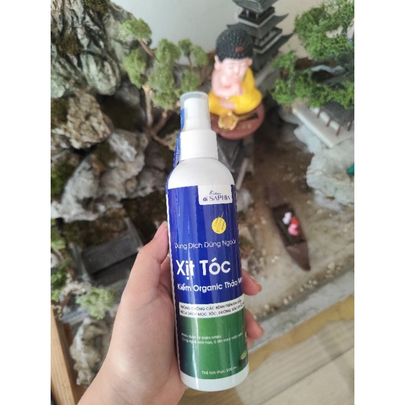 Xịt Tóc kích mọc tóc  Thảo Mộc Organic