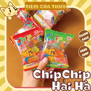 Dây 10 Gói ChipChip Jelly Hải Hà trái cây hỗn hợp, kẹo dẻo ChipChip, đồ ăn vặt tuổi thơ cổng trường