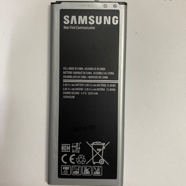 Pin zin Samsung Galaxy Note 4 / N910 (EB-BN910BBE)