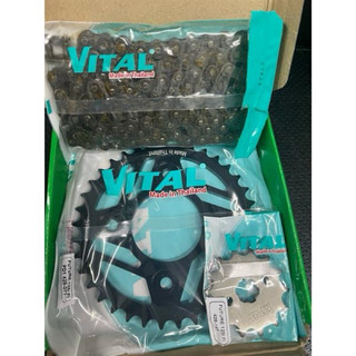 Bộ Nhông Sên Dĩa Vital xe Wave A,WAVE RS,Ws110 Wave2017 ,Fure Các đời hàng chính hãng