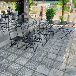 Ghế xếp trà chanh trà sữa cà phê sắt