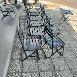 Ghế xếp trà chanh trà sữa cà phê sắt