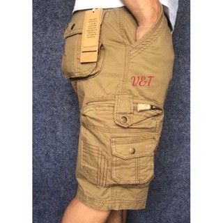 Quần Short Túi Hộp Nam Chất Vải Kaki Loại 1 Dày dặn mềm mịn Túi Khóa Kéo Đồng Nút bấm đồng hàng chuẩn Cao Cấp
