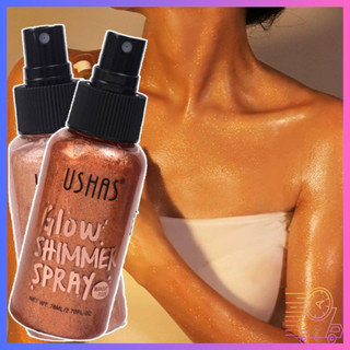 [Hỏa Tốc] Phấn Bắt Sáng, Xịt Highlight Dạng Lỏng Làm Sáng Màu Da Lanh Lấp Lâu Trôi Boronzer Độ Bóng Cao, Body, Tạo Khối