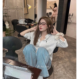 áo sơmi kẻ đũi