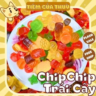 500G Kẹo Dẻo ChipChip Vị Trái Cây Siêu Ngon, Kẹo ChipChip, Kẹo Dẻo Mix Trái Cây Tuổi Thơ