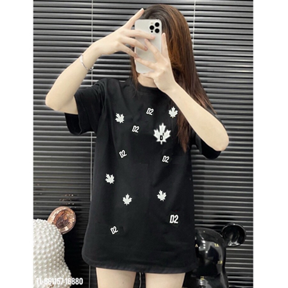 Aó phông LÁ D2 TRẮNG / Size S / M / L / XL