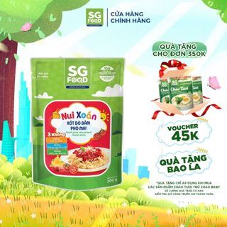 Nui xoắn xốt bò bằm phô mai Sài Gòn Food 200g
