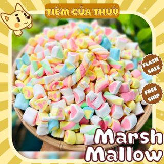 500G Kẹo Bông Gòn Marshmallow, Kẹo Xốp Bông Sữa MIX Vị , Kẹo Marshmallow Thái Lan Ngọt Ngào