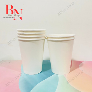 50 ly giấy trơn 390ml - nắp