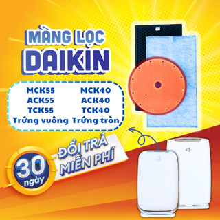Màng lọc không khí DAIKIN MCK55 TCK55 ACK55 MCK40 ACK40. Tấm màng hepa, lõi than hoạt tính Daikin