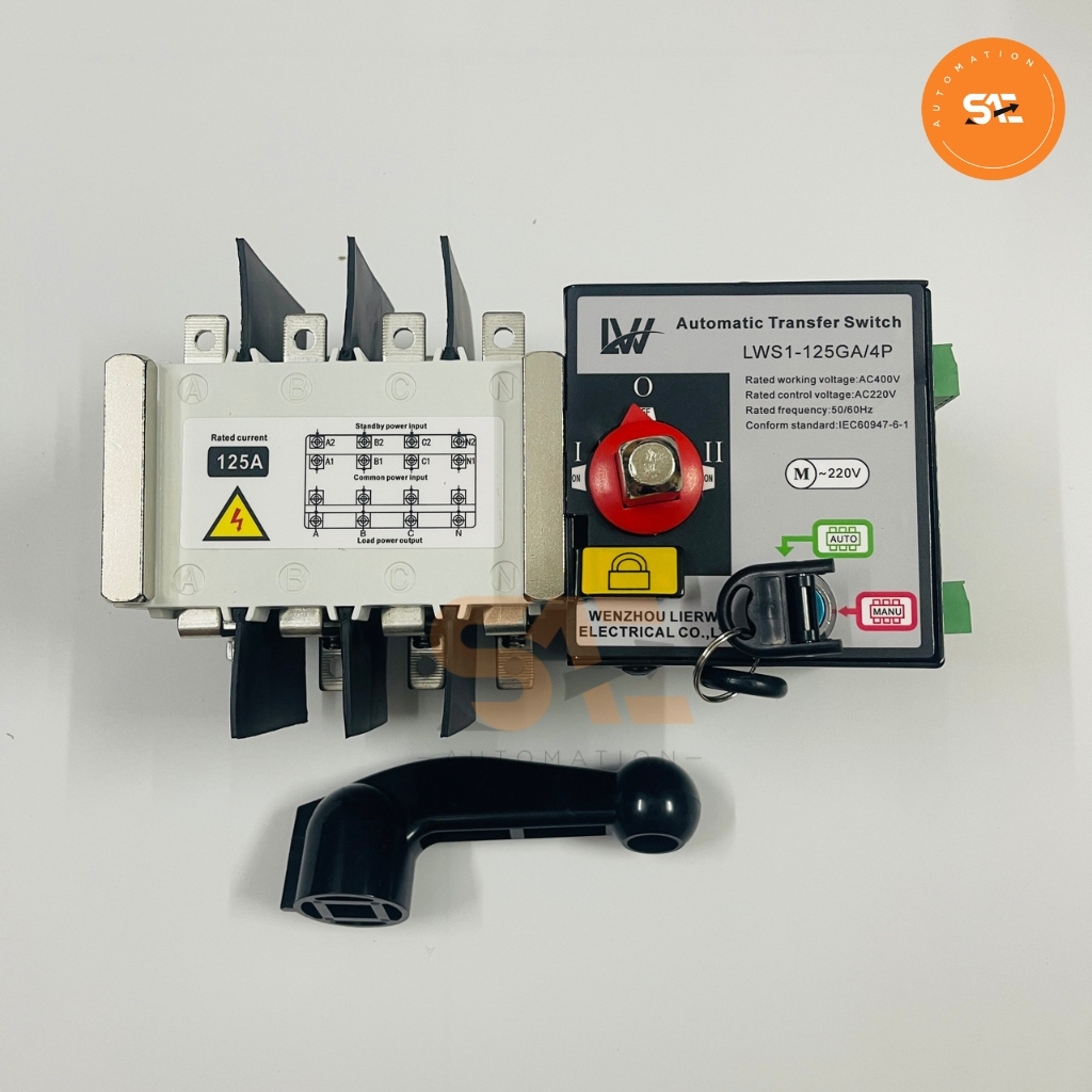 Bộ chuyển nguồn  ATS 4P 125A/250A hãng LW