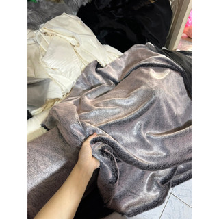 Thảm lông chụp hình - Xám lông chuột mịn