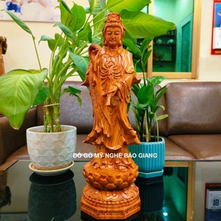Tượng phật bà quan âm gỗ hương