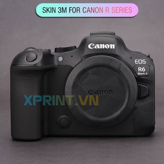 Miếng dán Skin 3M cao cấp cho máy ảnh Canon R5, R5II, R6, R6II, R3, ống kính RF 24-105, RF 24-70....