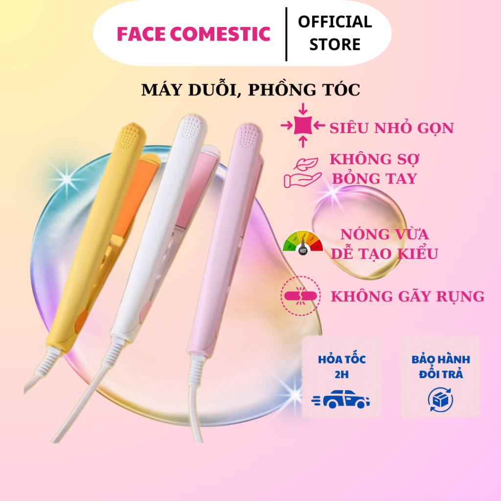 Máy duỗi tóc mini - LUXE - Máy duỗi tóc cầm tay 2 in 1 / Máy duỗi phồng tóc