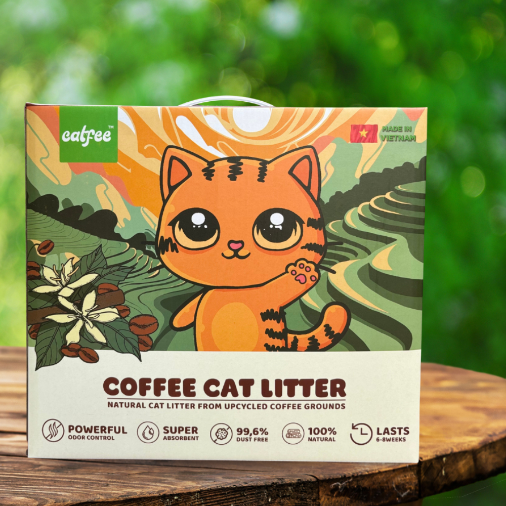 [Hỏa tốc] Cát Vệ Sinh Cho Mèo Catfee - Hương Bã Cà Phê Mới – Phân Phối Chính Hãng - Xuất Xứ Việt Nam